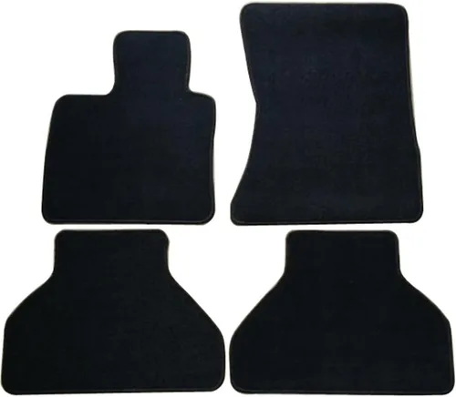 IKON MOTORSPORTS - Alfombrillas compatibles con BMW E70 X5 4Dr, 2007-2012, de fábrica, de nailon, delanteras y traseras, 2008, 2009, 2010, 2011