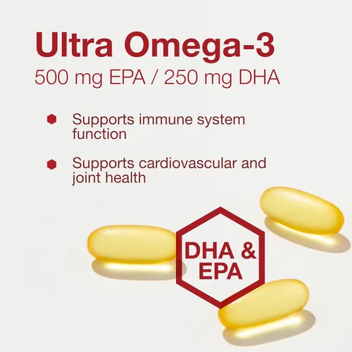 Miniatura 4 de PROTOCOL FOR LIFE BALANCE Ultra Omega-3-500mg EPA y 250mg DHA - Aceite de pescado para apoyar el cerebro salud del corazón y el sistema nervioso
