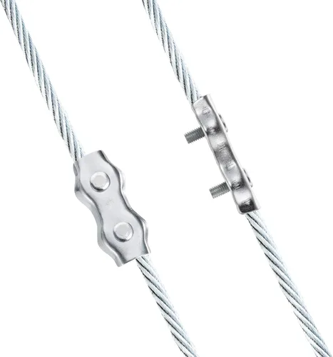 Miniatura 6 de Maitys Conector de acero galvanizado empalmador de cables de cuerda polivinílico para cercas eléctricas (12)