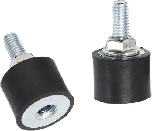 Miniatura 10 de Soportes de goma macho M8x23mm con tuercas de seguridad hembra, aisladores antivibración de 30x20mm, amortiguadores de choque para bombas de agua
