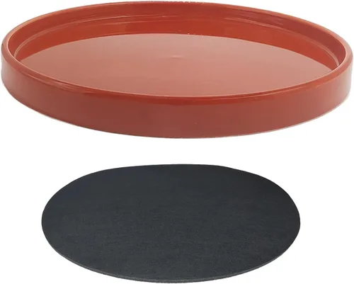 Miniatura 26 de Yukfona - 2 bandejas de cerámica para macetas, bandejas de 4 5 6 7 8 9 10 11 12 13 pulgadas para interior y exterior, resistente, duradera, base
