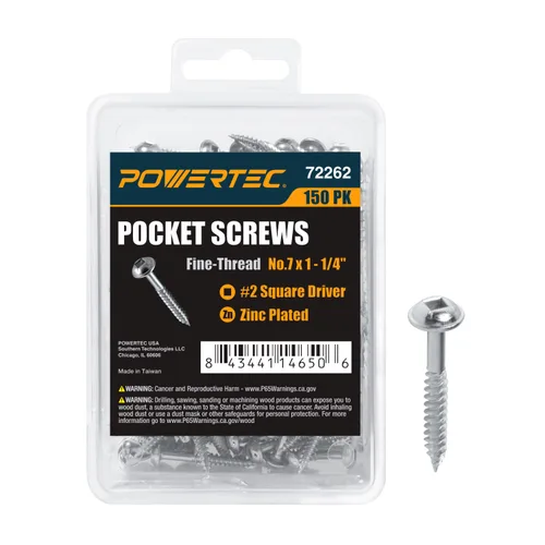 Miniatura 17 de POWERTEC Juego de collar de tope de broca, juego de 7 piezas de tapón de profundidad de broca ajustable con llave Allen, tope de brocas con marcas