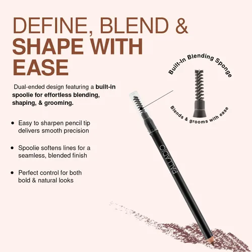 Miniatura 5 de Palladio Cosmetic Lápiz para cejas, Caoba