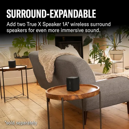 Miniatura 7 de Barra de sonido Yamaha True X Bar 40A Dolby Atmos con subwoofers incorporados, Wi-Fi, transmisión de música, subwoofer inalámbrico opcional