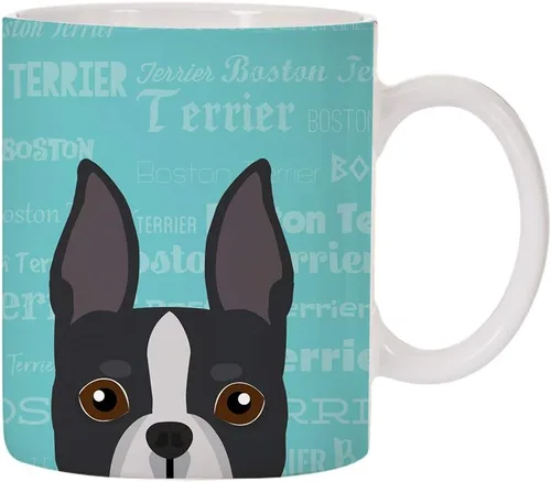 Miniatura 8 de Taza de café de cerámica con diseño de raza de perro de 11 oz (Border Collie)