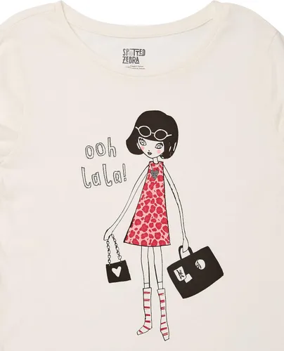 Miniatura 3 de Tienda Essentials Girls and Toddlers' Long-Sleeve T-Shirts (Previously Spotted Zebra), Multipacks