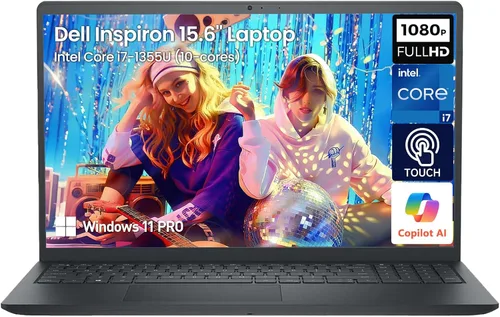 Dell Computadora portátil con pantalla táctil de 15.6 pulgadas, pantalla táctil FHD IPS de 15.6 pulgadas, Intel Core i7 de 13ª generación (10