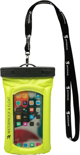geckobrands Bolsa seca flotante para teléfono, bolsa impermeable y flotante, se adapta a la mayoría de los modelos de iPhone y Samsung Galaxy Verde
