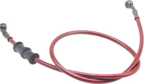 Miniatura 16 de Línea de freno de motocicleta, manguera de freno de acero inoxidable, embrague de freno de acero trenzado para motocicleta, paquete de 1, línea
