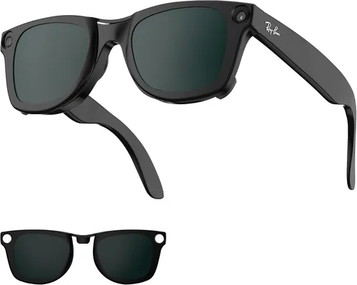 Miniatura 10 de HIBLOKS Clips polarizados para Ray-Ban Meta Wayfarer (RW4008 y RW4012 Grande 53-22), clips de decoloración compatibles con Ray-Ban Meta Wayfarer Gen