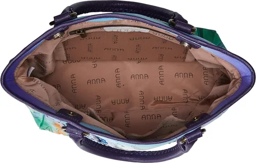Miniatura 5 de Anna by Anuschka - Bolso de mano para mujer, de piel auténtica, grande, diseño clásico