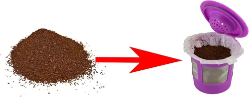 Miniatura 5 de Filtro de papel de café K-cup opcional para Ekobrew - Filtro de un solo uso, Blanco