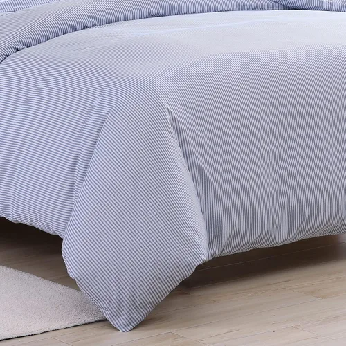 Miniatura 7 de Poppy & Fritz - Juego de funda de edredón tamaño King, ropa de cama reversible de algodón con fundas a juego, decoración casual del hogar