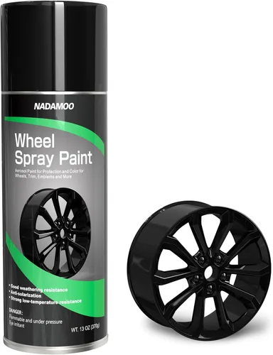Miniatura 13 de NADAMOO Pintura en aerosol para llantas de aluminio, pintura semibrillante para llantas de coche en aerosol para recoloración y protección