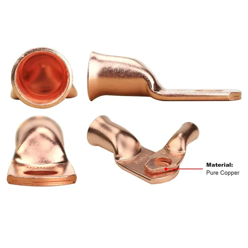 Miniatura 13 de TKDMR - Kit de 264 piezas de extremos de cable de batería, 132 piezas de terminales de anillo de lengüetas de cable de cobre resistentes AWG 8 6 4 2