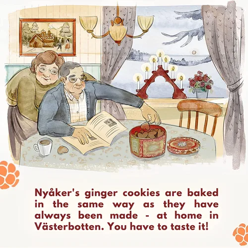 Miniatura 4 de Nyakers - Galletas de limón suecas – Originales, famosas y antiguas galletas gourmet de limón tradicionalmente horneadas en Suecia desde 1952