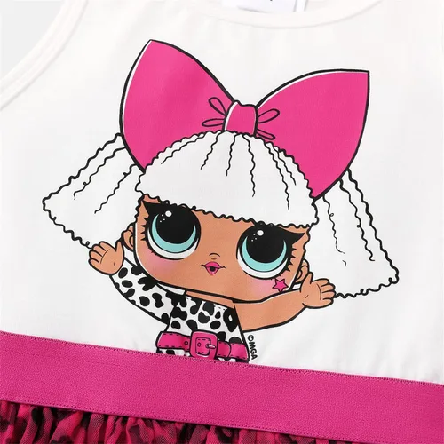 Miniatura 4 de L.O.L. Surprise! Girls Dress Summer Mesh Causal Tutu Princess Dress for Girls 3-10 Years