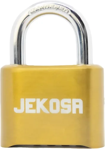 Miniatura 8 de JKC/50 [Weatherpoof] Cerradura de combinación resistente al aire libre - Cerradura con código de 4 dígitos [sin llave] - Ideal para puerta, Dorado