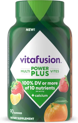 Miniatura 12 de Vitafusion Power Plus Gomitas Multivitamínicas para Mujeres, 100% del Valor Diario o Más de 10 Nutrientes, Ayuda a Apoyar los Nervios