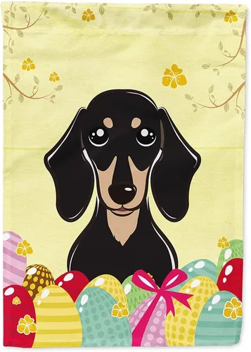 Miniatura 105 de Caroline's Treasures BB1920CHF - Bandera de caza de huevos de Pascua con diseño de bulldog francés, para casa, gran porche, para colgar en la pared