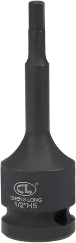 Miniatura 16 de uxcell Broca hexagonal de impacto de 1/2 pulgada x H8 (0.315 in), métrica de 3 pulgadas de longitud, uso de acero CR-MO con destornilladores