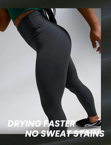 Miniatura 5 de CRZ YOGA Ulti-Dry - Leggings de entrenamiento para mujer de 25 pulgadas, pantalones de yoga de cintura alta 78 atléticos, para correr, fitness