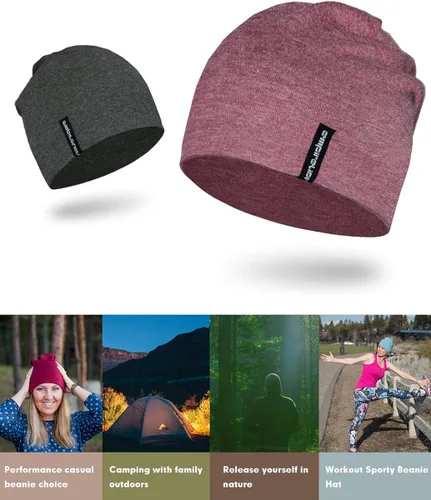 Miniatura 4 de EMPIRELION - Gorros de 9 pulgadas, multifuncionales, ligeros, para correr, para hombre y mujer