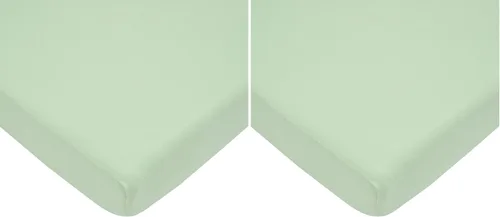 Miniatura 15 de TL Care Sábana bajera ajustable para cuna de 24 x 38 pulgadas, suave, transpirable, neutro, 100% algodón, sábana portátil, alfabeto, para niños