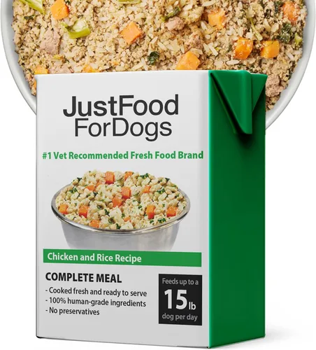Miniatura 12 de JustFoodForDogs Pantry Fresh Wet Dog Food, Comida Completa para Perros o Complemento para Comida de Perros, Receta de Comida para Perros de Grado