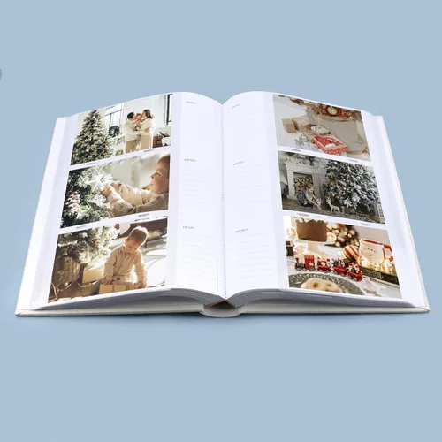 Miniatura 3 de Golden State Art, Álbum de fotos de gamuza de piel sintética con capacidad para 300 fotos de 4 x 6 pulgadas con espacio de escritura de notas, ideal