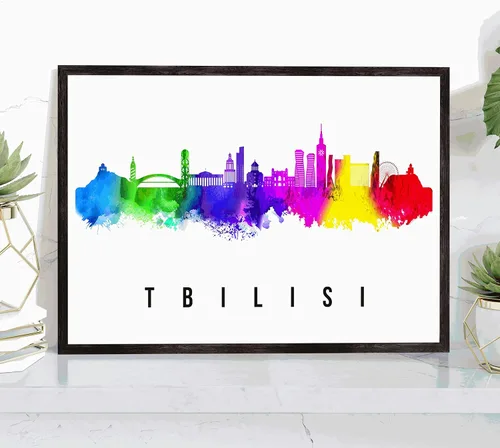 Miniatura 34 de Póster de Kazan Skyline Russia, pintura de paisaje urbano de Kazán, póster de Rusia, impresión de paisaje urbano de Kazán y monumentos, arte