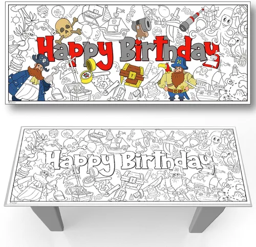 Miniatura 9 de Young N Refined Página de colorear personalizada para fiesta de cumpleaños con nombre personalizado (72 x 30 pulgadas)