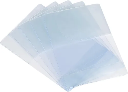 Miniatura 5 de Paquete de 5 fundas protectoras para pasaporte, funda protectora de vinilo de plástico transparente para tarjetas de identificación