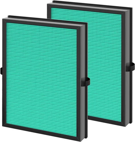 Paquete de 2 filtros de aire MK-04 de repuesto compatibles con purificador de aire MK-04 MG04JH, 4 en 1 de alta eficiencia para polen de mascotas,