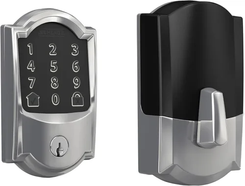 Miniatura 22 de Schlage - Cerradura inteligente Wi-Fi de codificación con borde Camelot en bronce envejecido