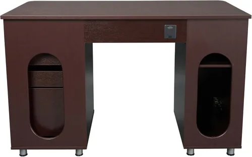 Miniatura 8 de Techni Mobili Escritorio para computadora de 48 pulgadas de ancho con archivador y cajones, armario de almacenamiento con estante extraíble
