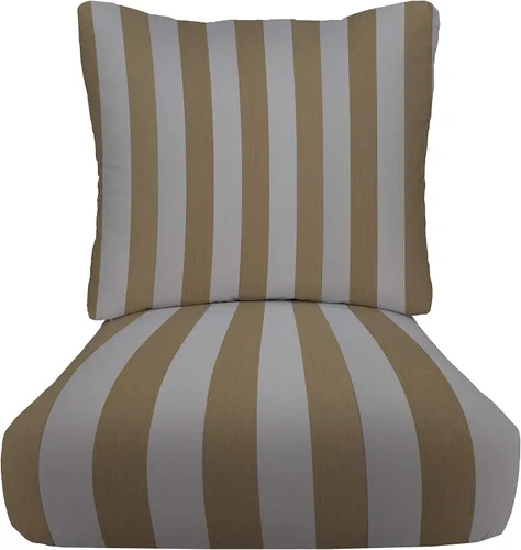 Miniatura 46 de RSH DECOR: Sunbrella - Cojín de asiento profundo con respaldo de almohada, asiento de 23 x 24 x 5 pulgadas, tela de rendimiento resistente al agua