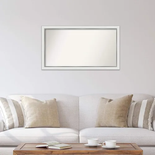 Miniatura 528 de Amanti Art Espejo personalizado, espejo estrecho de baño de oro blanco, espejo de pared o espejo de tocador de baño sobre el fregadero