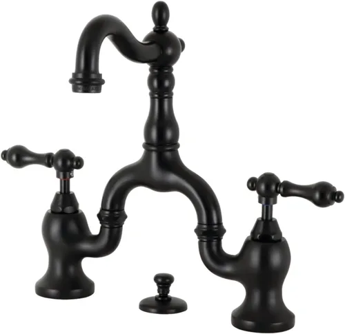Miniatura 9 de Kingston Brass KS7972AL - Grifo de baño con puente de campo inglés, latón pulido, 10.75 x 4.75 x 2.13