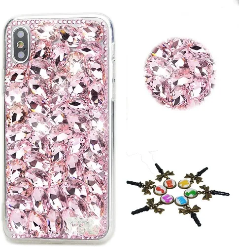 Miniatura 23 de Sparkle Case compatible con Samsung Galaxy Z Flip 2 5G - Elegante - Funda 3D hecha a mano con diamantes de imitación de diamantes de imitación
