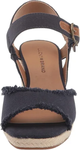 Miniatura 2 de Lucky Brand Sandalias de cuña Mindra para mujer, Azul