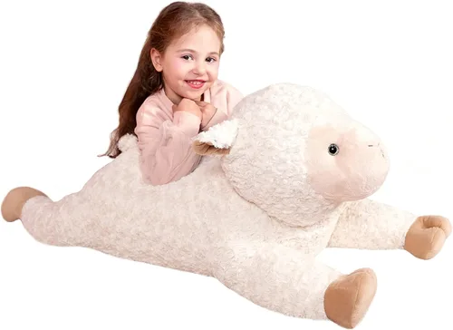 Miniatura 25 de IKASA Juguete de peluche de conejo gigante, conejito grande de 30 pulgadas, juguetes de peluche para niños y niñas