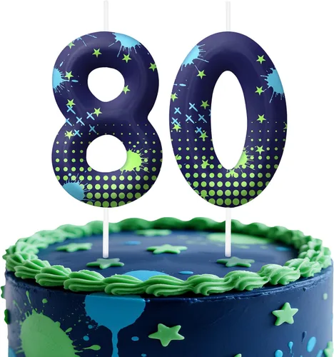 Miniatura 85 de Velas de cumpleaños con el número 0 de béisbol, decoración de pastel con temática de béisbol para niños y niñas, decoraciones de pasteles
