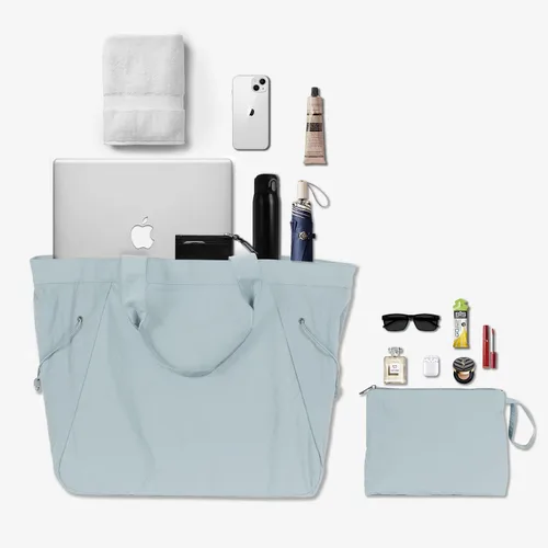 Miniatura 3 de ASLABCREW Bolsa de mano para mujer, 18L con cincha lateral con correa ajustablebolsa de mano extra, bolsa de hombro ligera