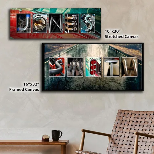 Miniatura 4 de Personal-Prints Decoración personalizada de automóviles o regalo para el mecánico, entusiasta de los automóviles clásicos o los automóviles. Regalo
