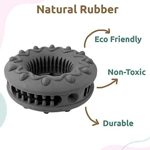 Miniatura 2 de SIMENA Juguete masticable resistente para perros masticadores agresivos, juguete natural para dentición para razas medianas, juguete masticable