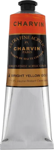 Miniatura 47 de Charvin Pintura acrílica profesional extrafina – verde absenta, tubo de 2.1 fl oz, pigmentos de triple fresado, resistente a la luz, pinturas