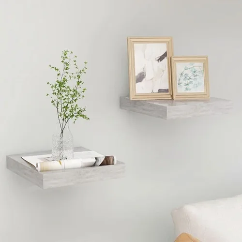 Miniatura 63 de Estantes flotantes de pared, juego de 4 estantes decorativos para montar en la pared, estante colgante con soportes invisibles para decoración