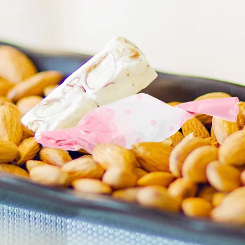 Miniatura 6 de 500 envoltorios de caramelos de turrón impresos con puntos de cera torcida de caramelo, papel de regalo para hornear, para el día de San Valentín