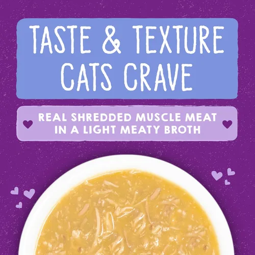 Miniatura 2 de Stella & Chewy's Carnivore Cravings Savory Shreds - Comida húmeda para gatos - Fórmula de alta humedad con pollo y pavo sin jaula de primera calidad